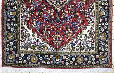 27045004b - Ghom Kork, Persien, Ende 20.Jhd, Korkwolle,ca. 160 x 106 cm, EHZ: 2 Schätzpreis: 490, ...