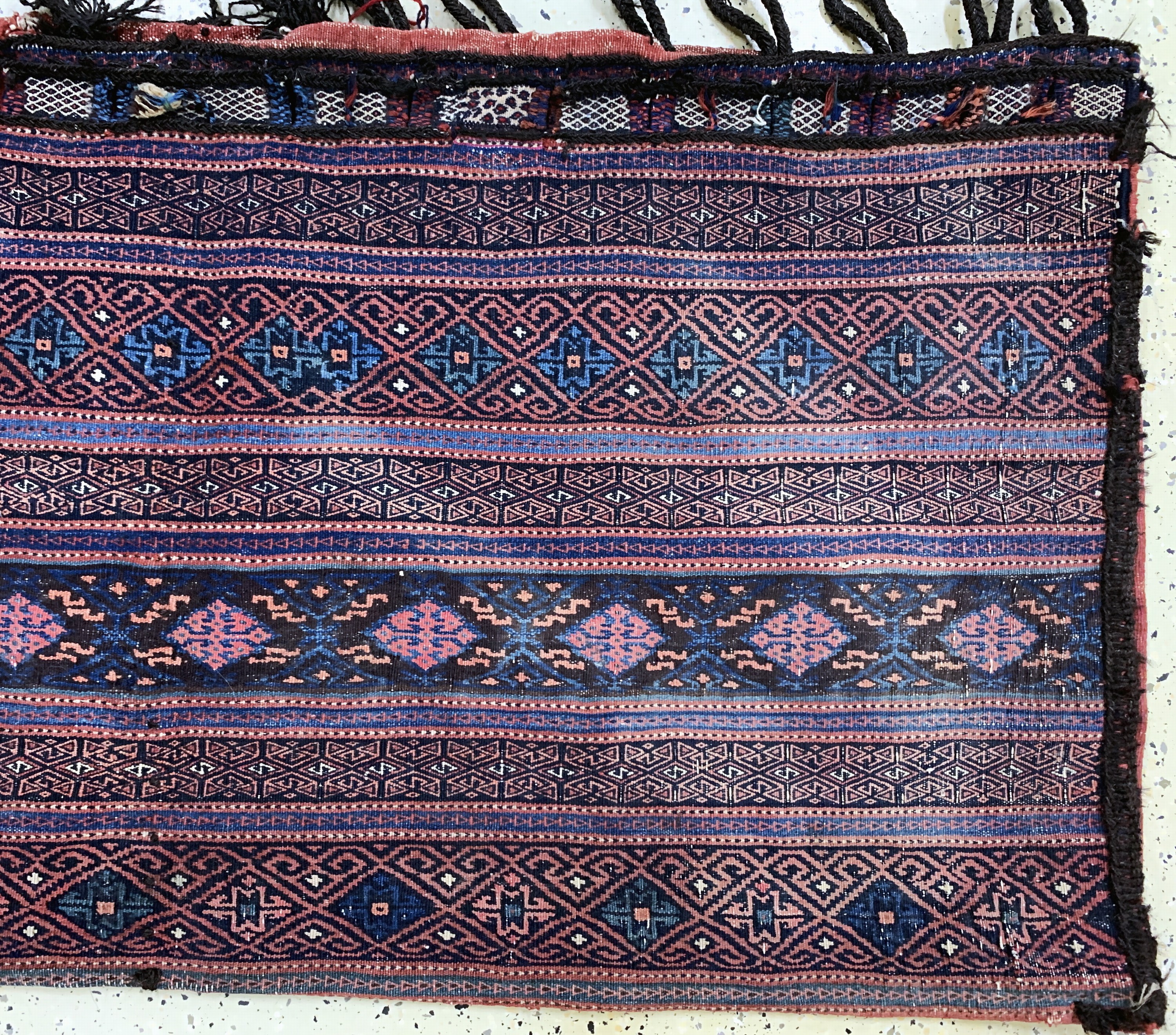 Detail d: 2 Lots Sumakh Taschen, Persien, um 1900, Wolle auf Wolle, ca. 160 x 113 cm, EHZ: 2