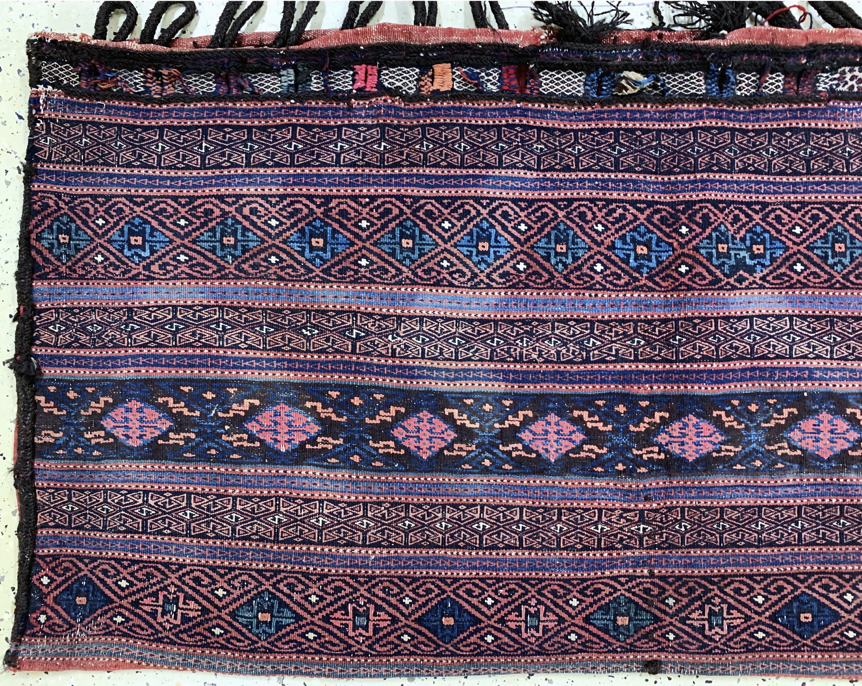 Detail e: 2 Lots Sumakh Taschen, Persien, um 1900, Wolle auf Wolle, ca. 160 x 113 cm, EHZ: 2