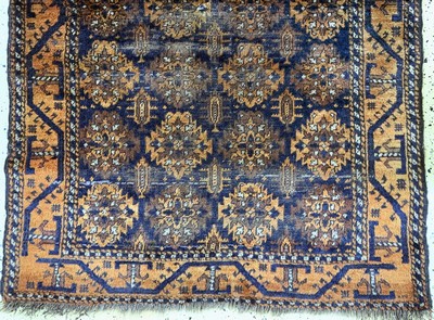 27045593b - 2 Lots Belutsch antik, Persien, 19.Jhd, Wolle auf Wolle, ca. 162 x 110 cm, EHZ: 3 ...