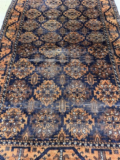 27045593c - 2 Lots Belutsch antik, Persien, 19.Jhd, Wolle auf Wolle, ca. 162 x 110 cm, EHZ: 3 ...