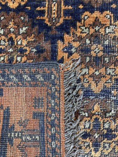 27045593d - 2 Lots Belutsch antik, Persien, 19.Jhd, Wolle auf Wolle, ca. 162 x 110 cm, EHZ: 3 ...