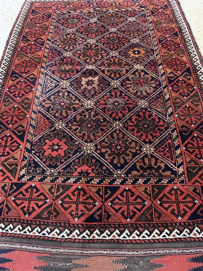 27045593g - 2 Lots Belutsch antik, Persien, 19.Jhd, Wolle auf Wolle, ca. 162 x 110 cm, EHZ: 3 ...