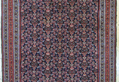 27045598b - Antike Senneh Kelim fein, Persien, 19.Jhd, Wolle auf Baumwolle, ca. 215 x 140 cm, EHZ: ...