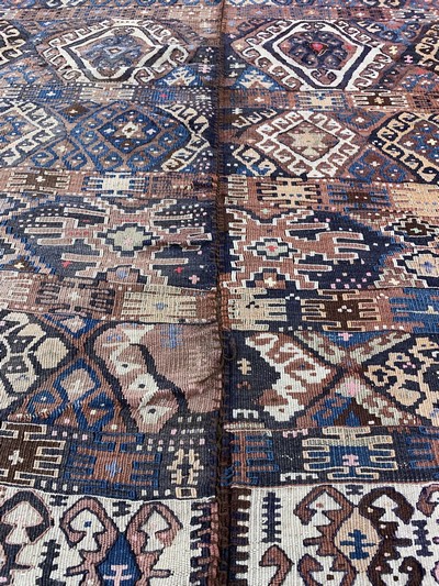 27045599e - Antiker Malatia Sumakh, Türkei, um 1900, Wolle auf Wolle, ca. 192 x 160 cm, (2 ...