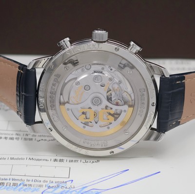 27045675e - GLASHÜTTE Senator Sixties Herrenchronograph in Stahl, Automatik, beids. vergl. Geh., ...