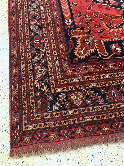 27045695e - Khalmohammadi, Afghanistan, Ende 20.Jhd, Wolle auf Wolle, ca. 290 x 200 cm, EHZ: 2 ...