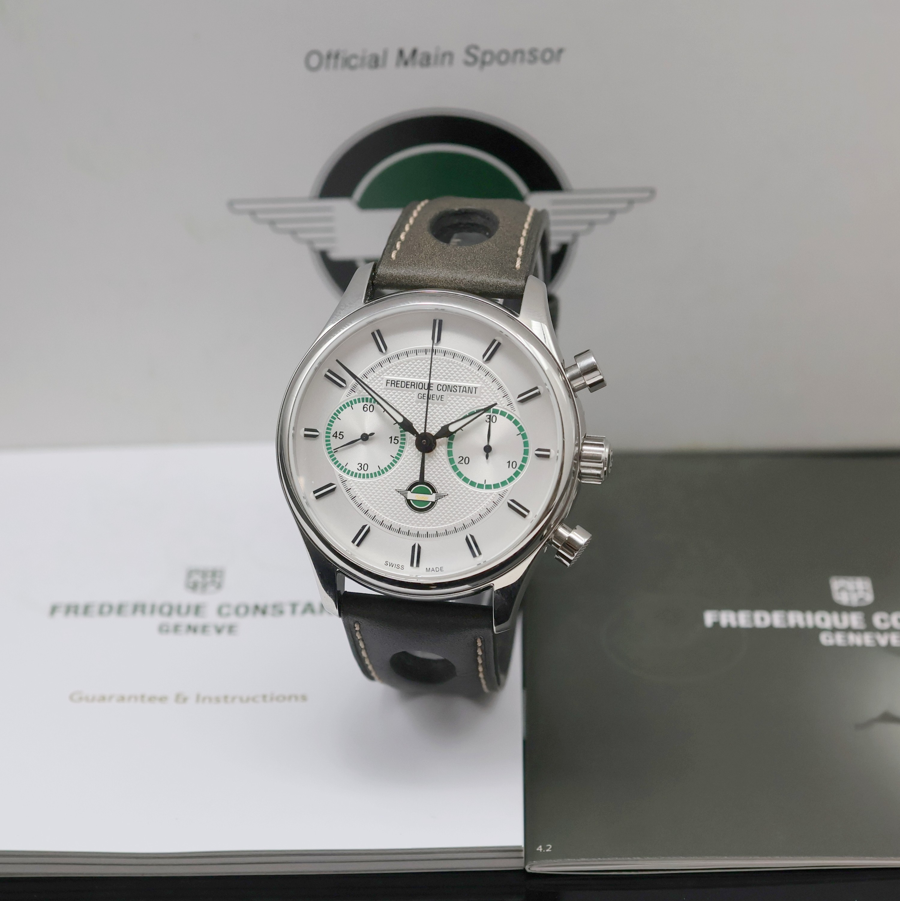 Image 27045742 - FREDERIQUE CONSTANT Vintage Rally Healey auf 2888 Stück limitierter Herrenchronograph ...