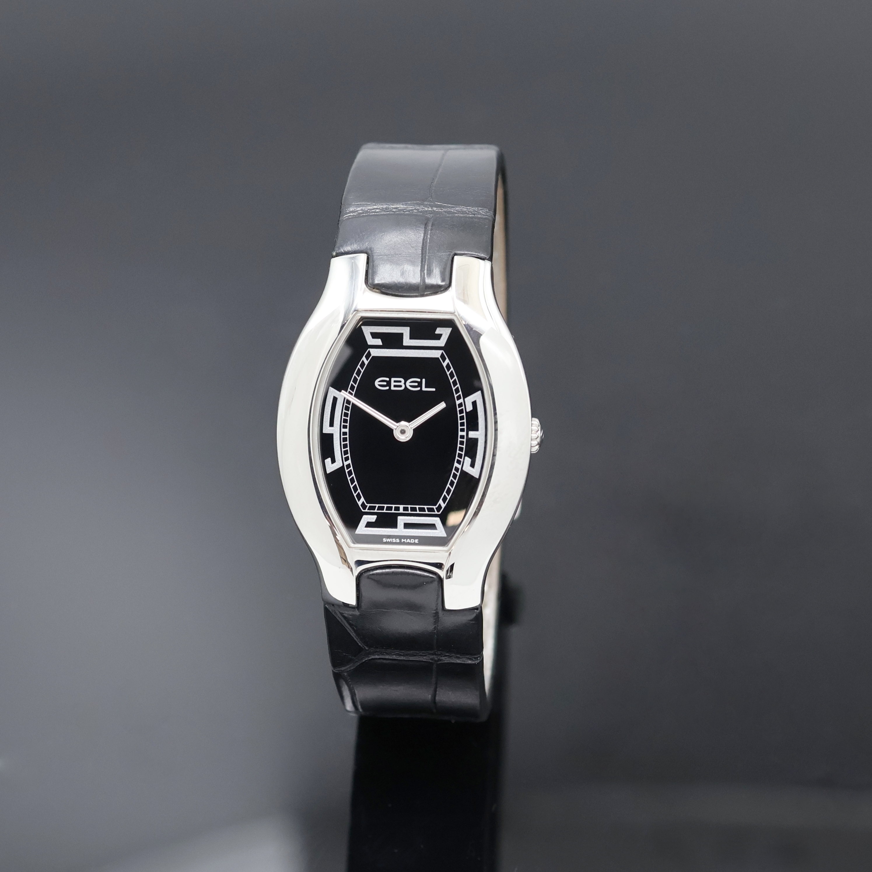 Image 27045754 - EBEL Beluga Damenarmbanduhr Referenz 9656G31, quarz, Edelstahlgeh. inkl. orig. Lederband ...