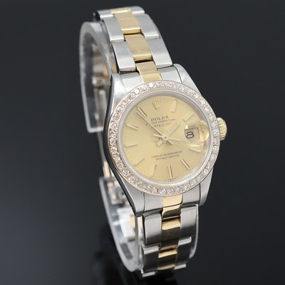 27045748d - ROLEX Oyster Perpetual Datejust Damenarmbanduhr in Stahl/Gold Referenz 69173, ...