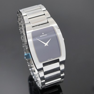 27045752b - MOVADO Fiero Herrenarmbanduhr Referenz 89 C6 1453, quarz, Wolfram inkl. orig. ...