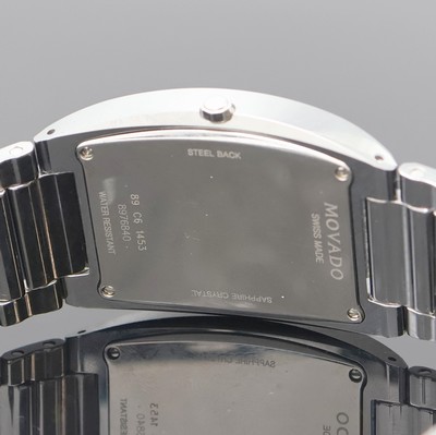 27045752e - MOVADO Fiero Herrenarmbanduhr Referenz 89 C6 1453, quarz, Wolfram inkl. orig. ...
