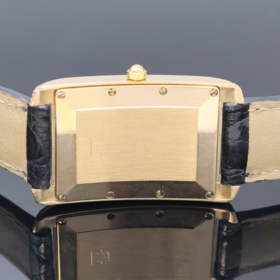 27045753d - Damenarmbanduhr in RG 750/000, quarz, 2-teil., tonneauförmiges Geh. seitl. aufw. m. ...