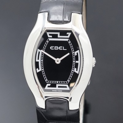 27045754a - EBEL Beluga Damenarmbanduhr Referenz 9656G31, quarz, Edelstahlgeh. inkl. orig. Lederband ...