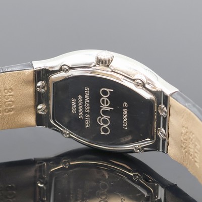 27045754e - EBEL Beluga Damenarmbanduhr Referenz 9656G31, quarz, Edelstahlgeh. inkl. orig. Lederband ...