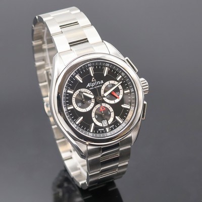 27045757b - ALPINA Alpiner Herrenchronograph Referenz AL373X4E6, quarz, Edelstahlgeh. inkl. orig. ...