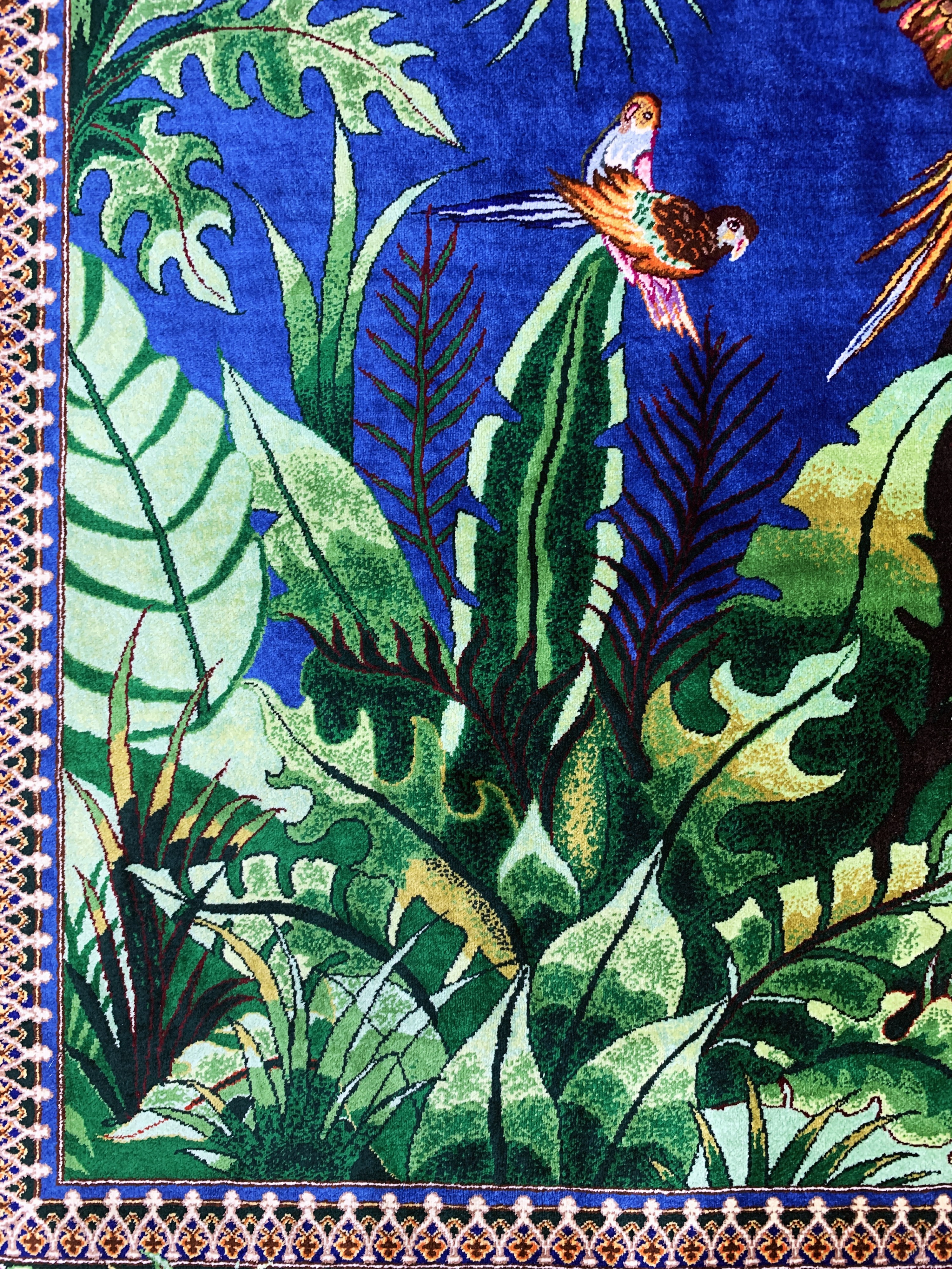 Detail h: Ghom Seide fein signiert, Persien, ca. 20 Jahre, reine Naturseide, ca. 153 x 103 cm, ca.1,0 Mio. Kn/qm, (Sehr guter Zustand)