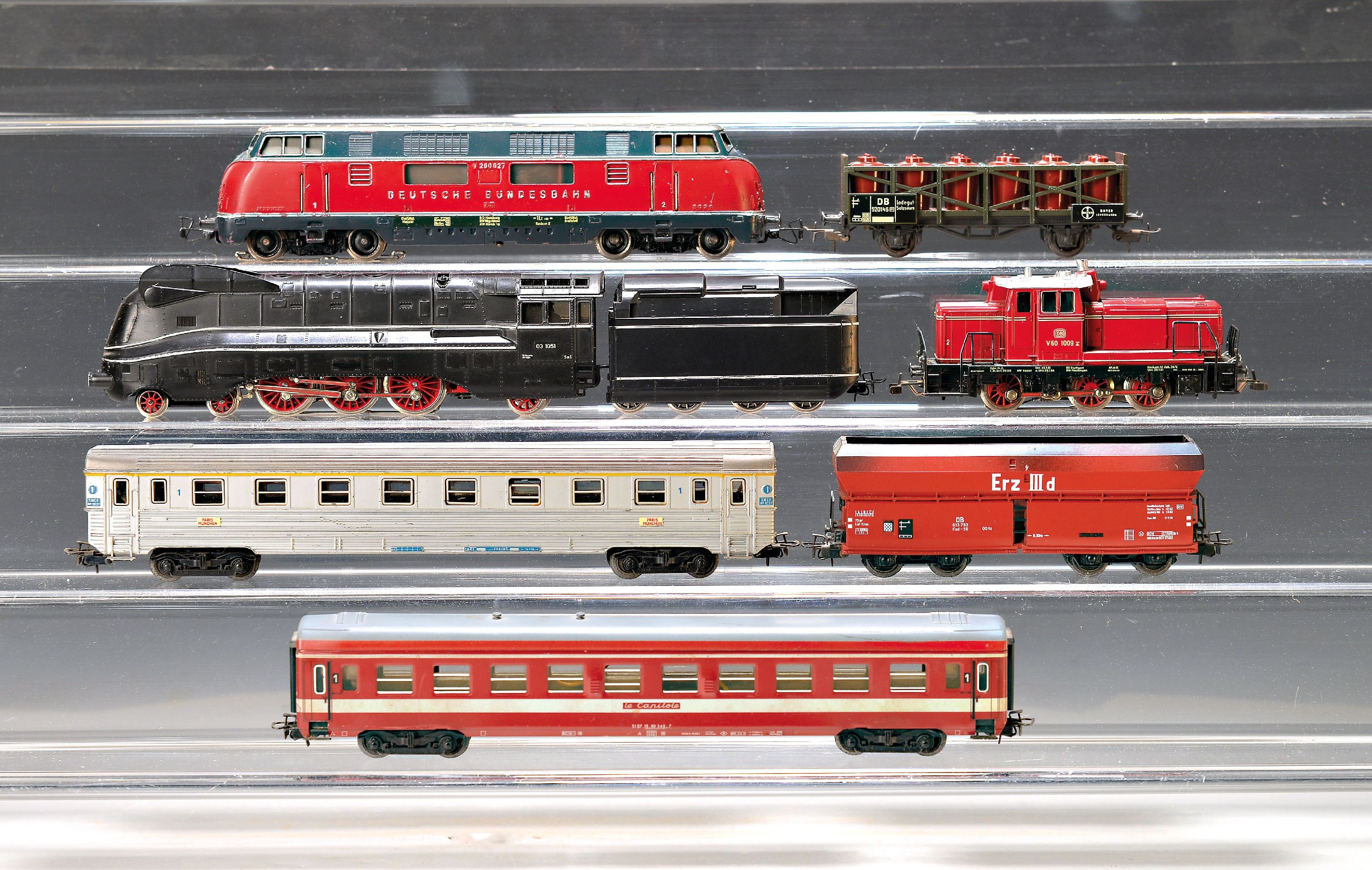 Image 27045874 - Konvolut Modelleisenbahnen: Märklin, Spur H0, Bj. überwiegend 1958-1972, ...