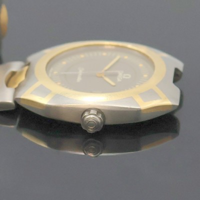 27045824c - OMEGA Seamaster Polaris in Titan/Gold Referenz 1960257/3960952, quarz, GG intarsiert, ...