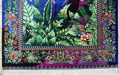 27045860b - Ghom Seide fein signiert, Persien, ca. 20 Jahre, reine Naturseide, ca. 153 x 103 cm, ...