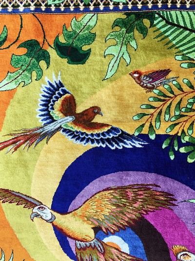 27045860d - Ghom Seide fein signiert, Persien, ca. 20 Jahre, reine Naturseide, ca. 153 x 103 cm, ...