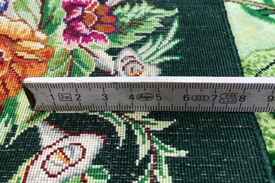 27045860l - Ghom Seide fein signiert, Persien, ca. 20 Jahre, reine Naturseide, ca. 153 x 103 cm, ...