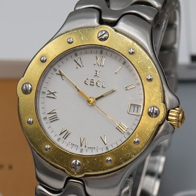27045870a - EBEL Herrenarmbanduhr Model Sportwave Referenz 6187631, quarz, Edelstahl/Gold komb. ...