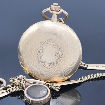 27045872a - Fabrique d´Horlogerie de Fontainemelon SA Savonette Herrentaschenuhr in RG 585/000 an RG ...