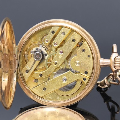 27045872e - Fabrique d´Horlogerie de Fontainemelon SA Savonette Herrentaschenuhr in RG 585/000 an RG ...