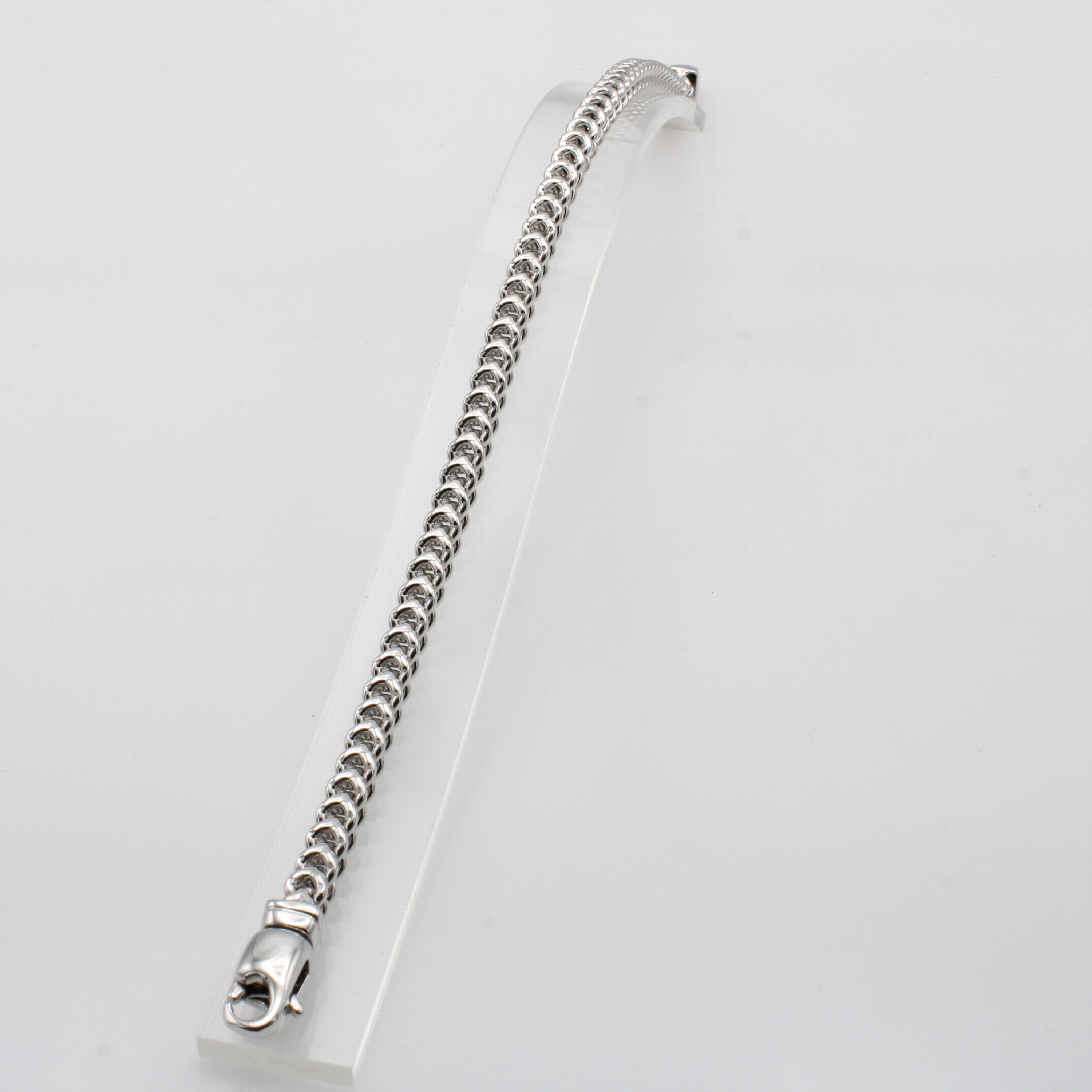 Image 27046476 - Armband im Franco Design, WG 585/000, B. ca. 4.5 mm, L. ca. 21 cm