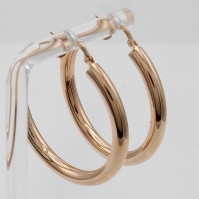 Image Paar Creolen, RG 750/000, B. ca. 4 mm, D. ca. 3 cm