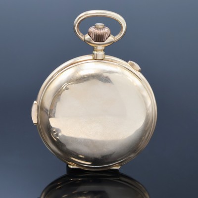 27047018b - AUDEMARS FRERES große Herrensavonette mit 1/4-Repetition und Chronograph in RG 585/000, ...