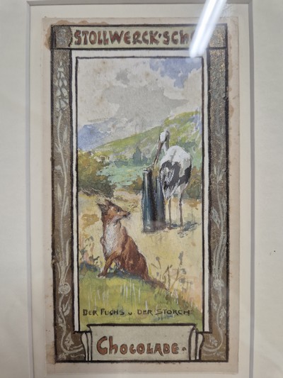 27047048b - Friedrich Ferdinand Koch, 1863-1923 Landau: 6 Entwürfe zu Stollwerck Sammelbildern, um ...