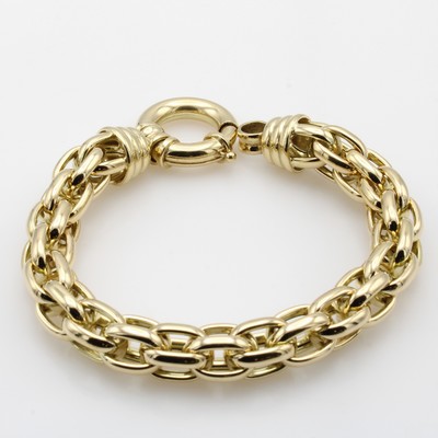 Image Armband, GG 585/000, große Federringschl., B. ca. 10 mm, L. ca. 22 cm