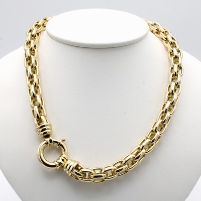 Image Collier, GG 585/000, große Federringschl., B. ca. 10 mm, L. ca. 46 cm