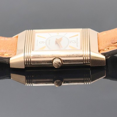 27047317c - Jaeger-LeCoultre Reverso Damenarmbanduhr in RG 750/000 Referenz 260.2.86, Handaufzug, um ...
