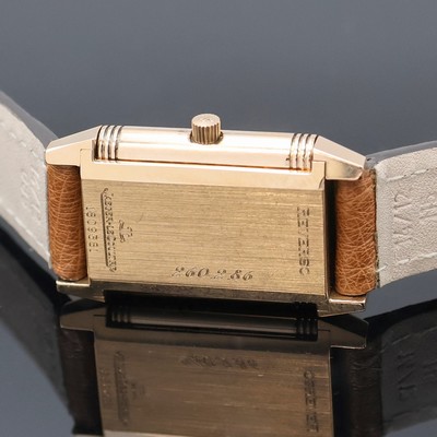 27047317d - Jaeger-LeCoultre Reverso Damenarmbanduhr in RG 750/000 Referenz 260.2.86, Handaufzug, um ...