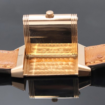 27047317e - Jaeger-LeCoultre Reverso Damenarmbanduhr in RG 750/000 Referenz 260.2.86, Handaufzug, um ...