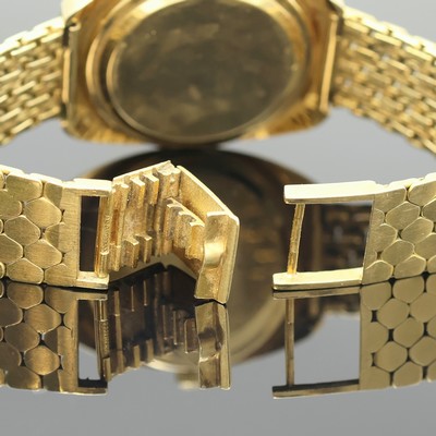 27047613e - ETERNA Sonic Electronic De Luxe Herrenarmbanduhr in GG 750/000, Schweiz um 1970, Boden ...