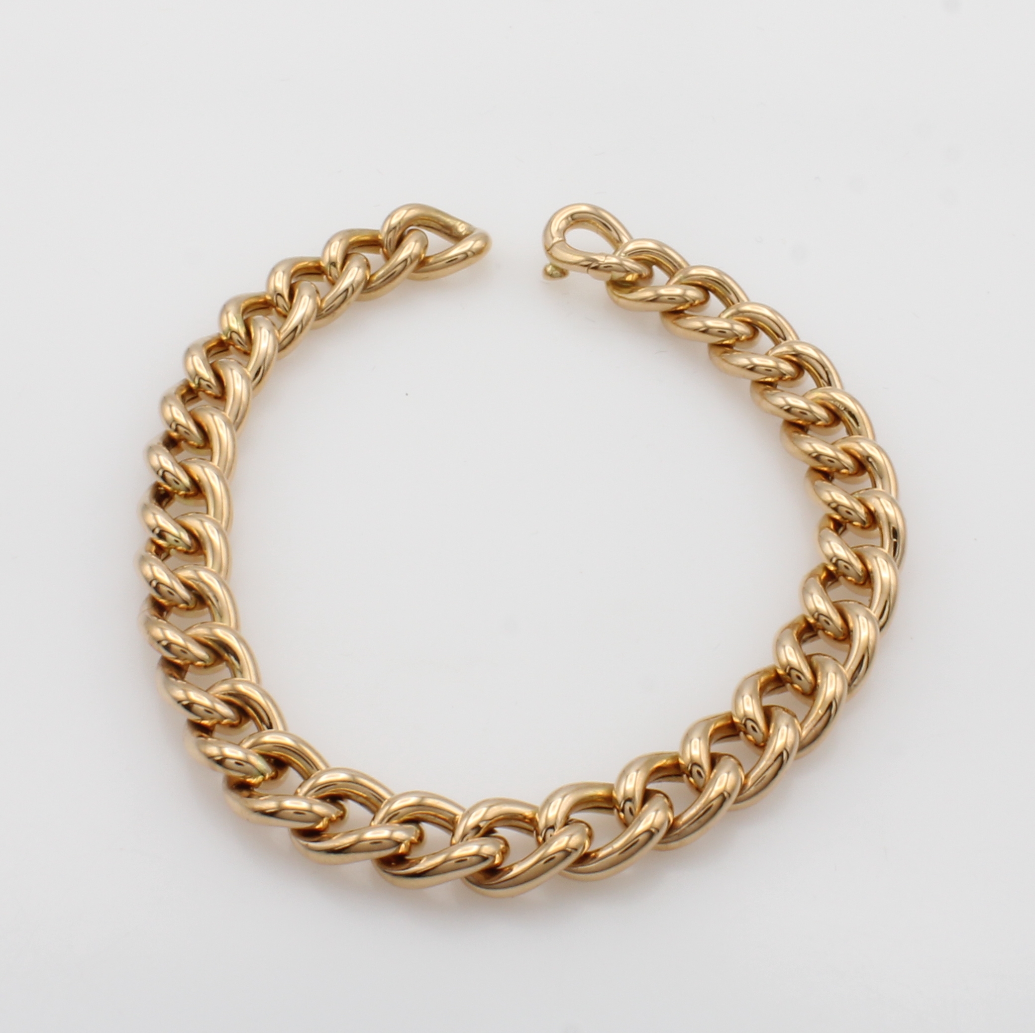 Image 27047730 - Panzerarmband, RG 750/000, große, ovale Glieder, integrierte Schl., L. ca. 20 cm ...