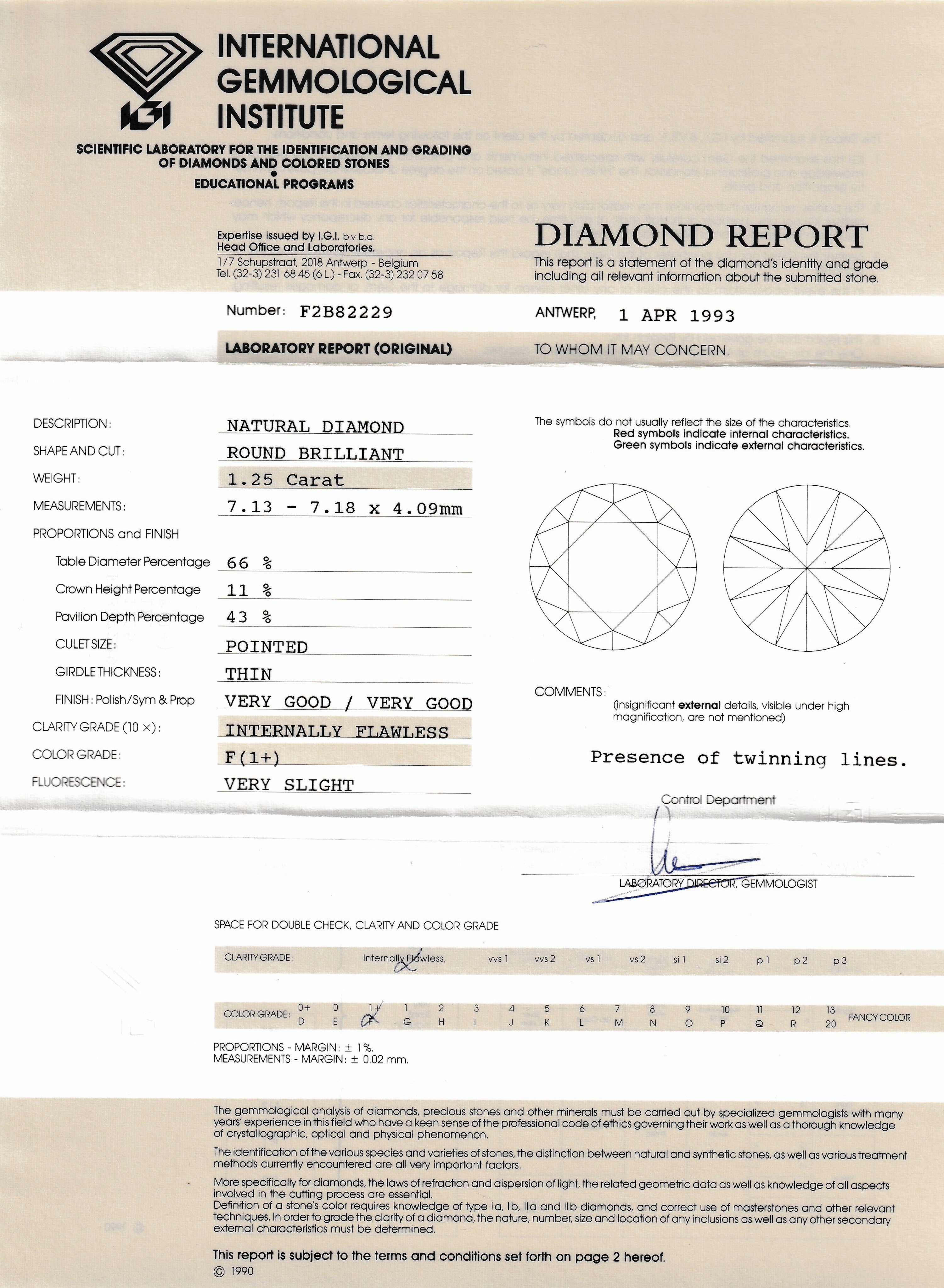 Detail a: 18 kt Gold Diamant-Ring, WG 750/000, mittig Brillant ca. 1.25 ct feines Weiß(F)/lr,Ringschultern mit Brillanten und Diamantbaguettes zus. ca. 0.31 ...