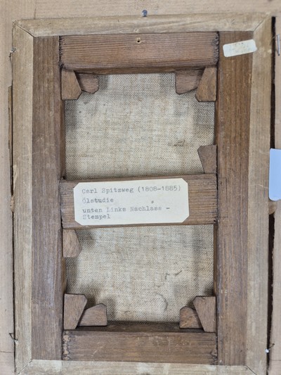 27047891c - Carl Spitzweg, 1808-1885 München, ´Baumstudie´, Studie zweier Birken auf sandigem wohl ...