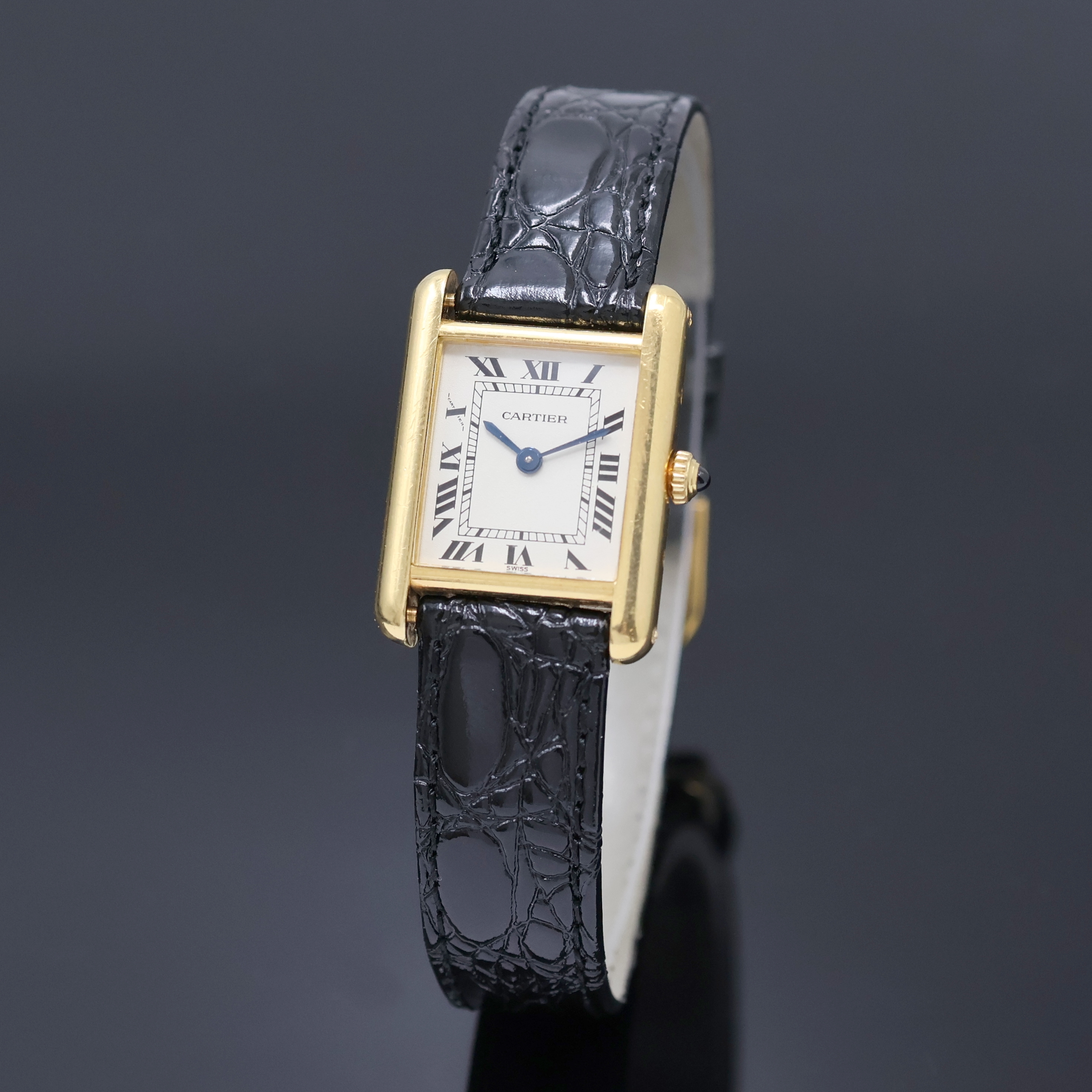 Image 27048035 - CARTIER Tank Damenarmbanduhr in GG 750/000 Referenz 1151, Schweiz/Frankreich 1990er ...