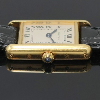 27048035c - CARTIER Tank Damenarmbanduhr in GG 750/000 Referenz 1151, Schweiz/Frankreich 1990er ...