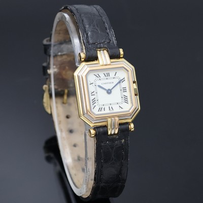 27048037b - CARTIER Paris Damenarmbanduhr Ceinture in GG/WG/RG 750/000, Schweiz/Frankreich um 1990, ...