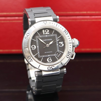 27048061b - CARTIER gents wristwatch model Pasha Seatimer reference 2790, self winding, stainless ...