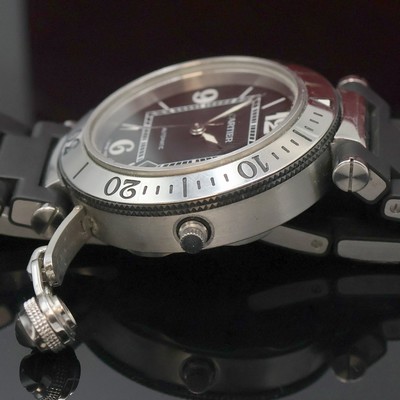 27048061e - CARTIER gents wristwatch model Pasha Seatimer reference 2790, self winding, stainless ...