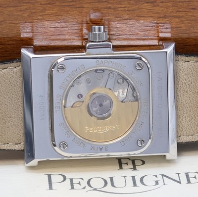 27048071f - PEQUINET Cameleone Armbanduhr in Stahl, Schweiz verk. lt. beil. Pap. 03/1996, Automatik, ...