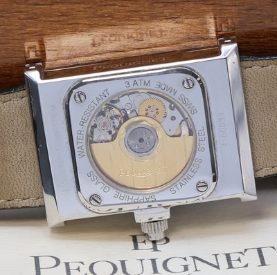 27048071g - PEQUINET Cameleone Armbanduhr in Stahl, Schweiz verk. lt. beil. Pap. 03/1996, Automatik, ...