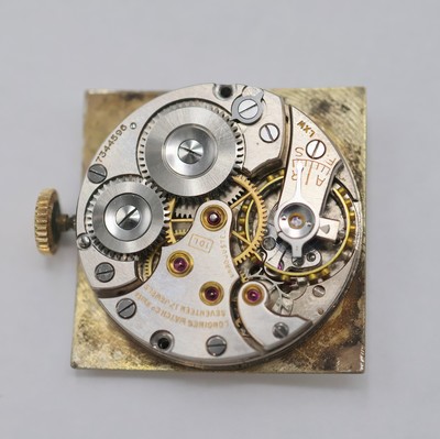 27048073e - LONGINES 14k Goldfilled Armbanduhr, Schweiz/USA um 1948, Handaufzug, Boden aufgedr., ...